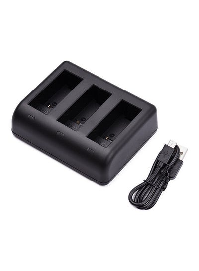 Buy Action Camera Battery Charger 3-slot Fast Charging with Micro USB & Type-C Input Replacement for GoPro Hero 9 10 Batteries in UAE