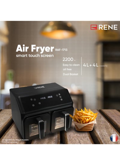 Buy Air fryer with smart touch screen 8 L in UAE