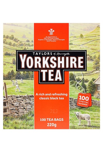 اشتري Yorkshire Classic Tea Bags 100 Pieces 220grams في الامارات