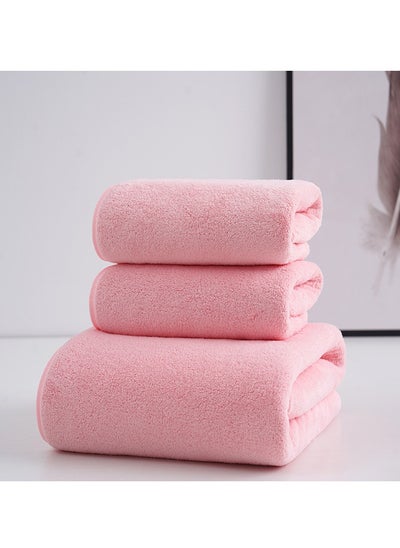 Buy Three Piece Set Of Soft Bath Towels in Saudi Arabia