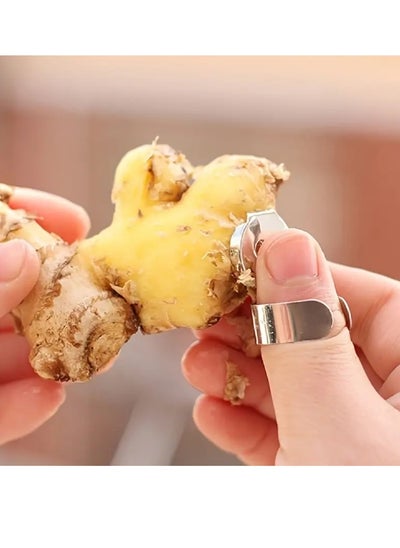 اشتري Ginger Peeler, Multifunctional Garlic Peeler, Peeler, Stainless Steel Alloy Electroplating في السعودية