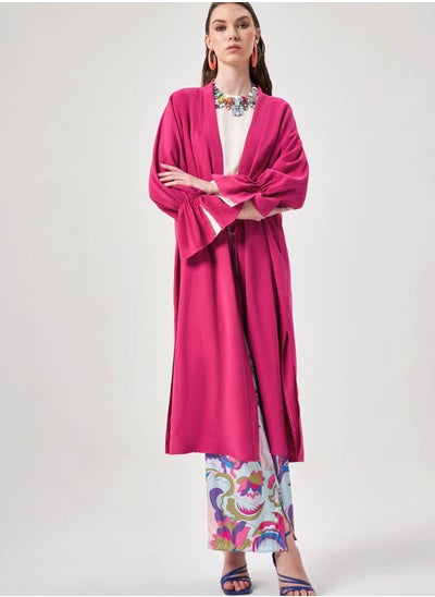 Buy Flared Sleeve Kimono in UAE