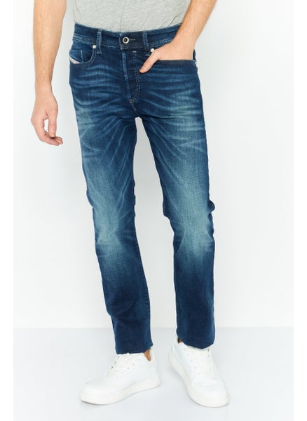 اشتري Men Buster Regular Fit Low Waist Wash Stretchable Denim, Blue في الامارات