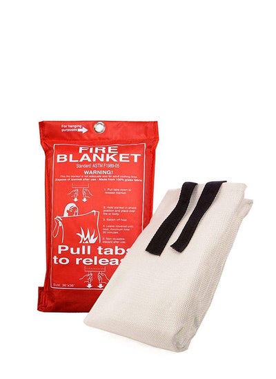 Buy Fire Blanket - 1.2m (White) in UAE