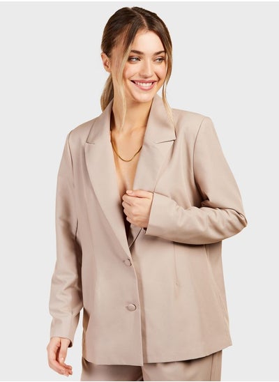 Buy Button Detail Blazer in UAE