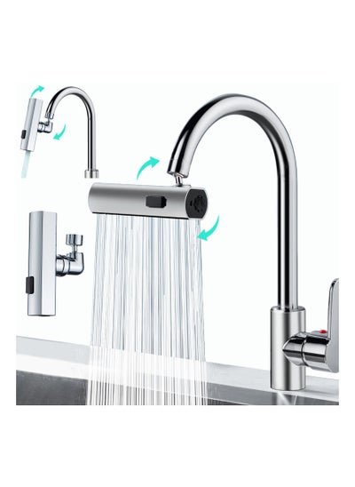 Buy 3 in 1 New Waterfall Kitchen Faucet, Touch Kitchen Faucet, Faucet Extender for Kitchen Sink, Swivel Waterfall Kitchen Faucet for Washing Vegetable Fruit in Saudi Arabia