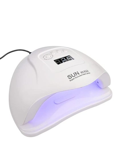 Buy Sun X5 Plus Auto Sensing LCD Display UV 36 LED Nail Dryer Lamp for Curing Gel Polish, 120W/150W/180W in UAE