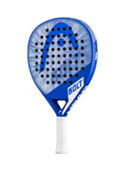 اشتري Bolt Padel Racket | Blue/White | With Power Foam | Teardrop Shape | 360 Grams في السعودية