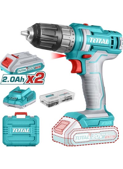 Buy Li-Ion Cordless Drill 20V 2 Battery 2Ah in Egypt