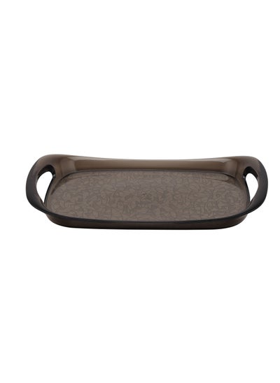 Buy Delcasa Smoked Gray Acrylic Tray in UAE