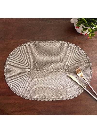 اشتري Miso Oval Polypropylene Placemat 45x30 cm في الامارات