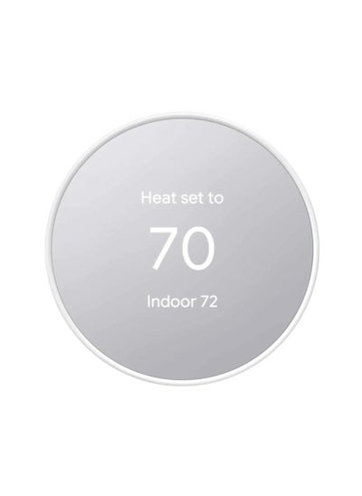 Buy Nest 4th Gen Programmable Smart Wi-Fi Thermostat for Home GA01334-US – Snow in UAE