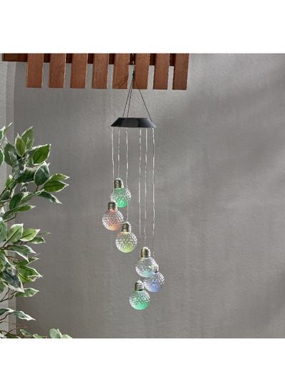 Buy Lyn Solar LED Wind Chimes with Rechargeable Battery 80 cm in UAE