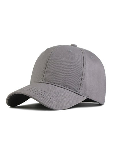 Buy Oversize High Crown Adjustable Plain Mesh Back Trucker Baseball Cap in Saudi Arabia