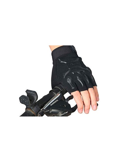 Buy Cycling Semi Finger Gloves for Exercise Workout in Saudi Arabia