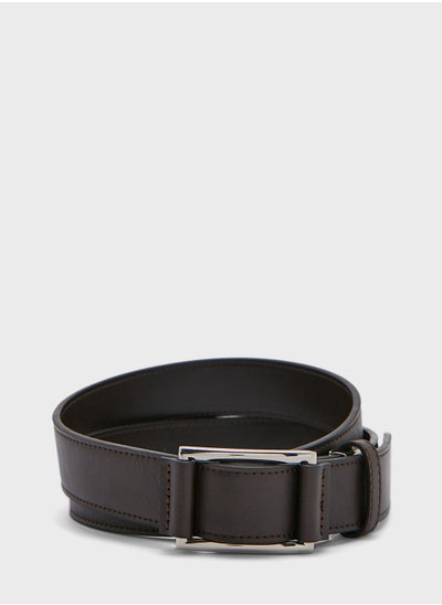 Buy Casual Faux Leather Belt in UAE