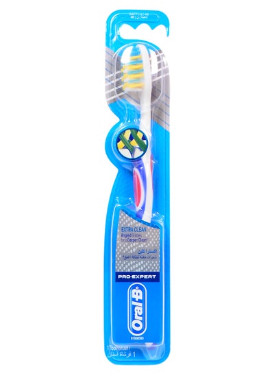 Buy Oral-B Extra Clean Pro-Expert Soft 1 toothbrush,Multicolor in Egypt