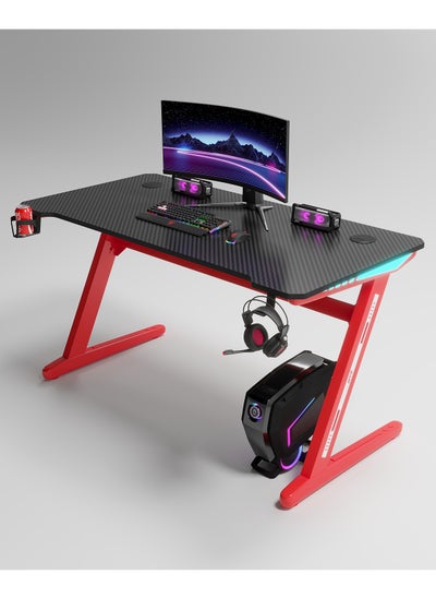 Buy Computer Table for Games 120 x 60 cm with RGB Lighting in Saudi Arabia