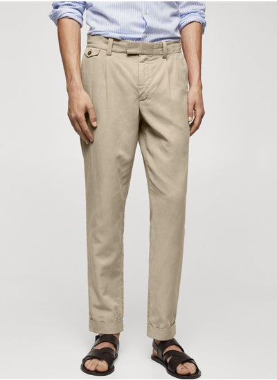 Buy Essential Slim Fit Trousers in Saudi Arabia