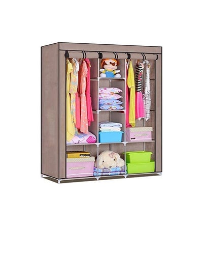 Buy Storage Wardrobe - 3 Door, Beige in Egypt