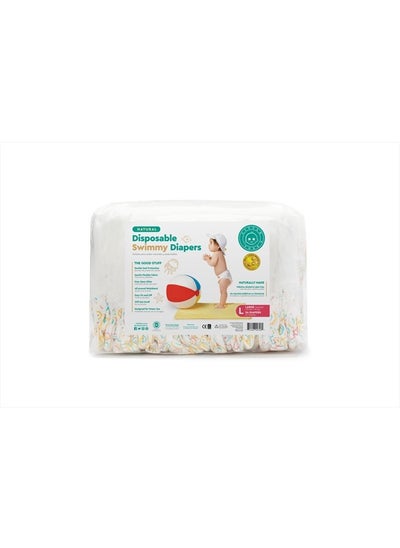 Buy Little Toes Natural Disposable Swimmy Baby Diapers, Large (Pack of 24) in UAE