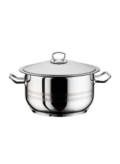 Buy Gastro High Quality Stainless Steel Casserole Silver 30.3 x 12 x 20 cm 3TTCLK0320011 in Saudi Arabia