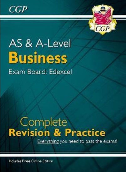 Buy AS and A-Level Business  Edexcel Complete Revision & Practice with Online Edition CGP Books in UAE