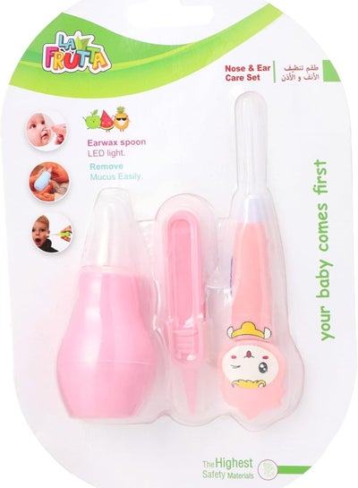 Buy La Frutta Nose & Ear care Baby set Pink in Egypt
