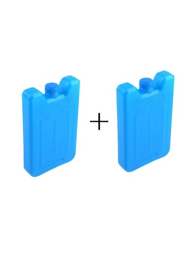 Buy 2 Pieces Ice Cube Storage Bin for Freezer Cooler Ice Packs in UAE