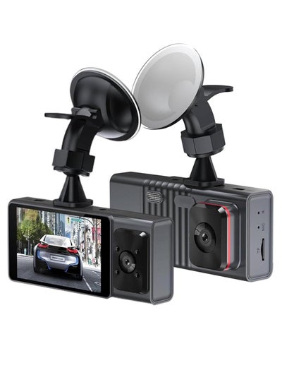 اشتري Dash Cam with WiFi 1080P Prime Deals of The Day Today Only Two Lens Dashboard Car Cameras Camera for Cars HD Nightc Vision/G Sensor/Parking Monitor/Loop Recording/Reverse Image, Support 128GB Max في السعودية