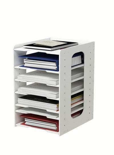 Buy File organizer with adjustable dividers in rounded corner design in Saudi Arabia