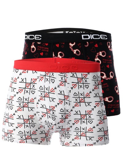 Buy Bundle OF Two Mens Boxer Printed in Egypt