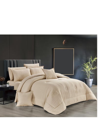 Buy A royal plain double comforter set that adds beauty and elegance to your room in Saudi Arabia