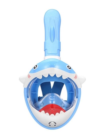 اشتري Shark Sharp Snorkeling Mask for Kid HD Seaview Anti Fog Anti Leak Diving Mask في السعودية