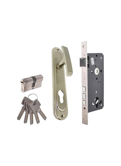 Buy Kalon Al-Ahram apartment door supplies 5 computer keys with silver apartment door ball in Egypt