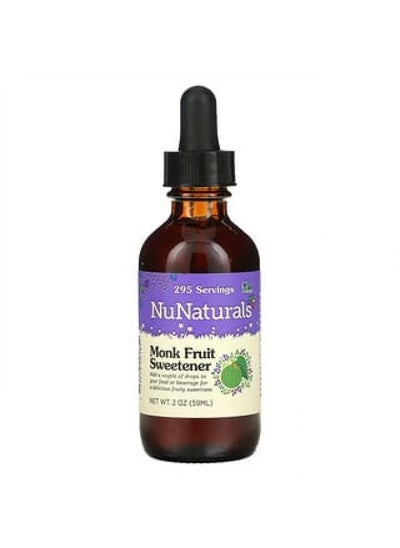 اشتري NuNaturals, Monk Fruit Sweetener, 2 oz (59 ml) في الامارات