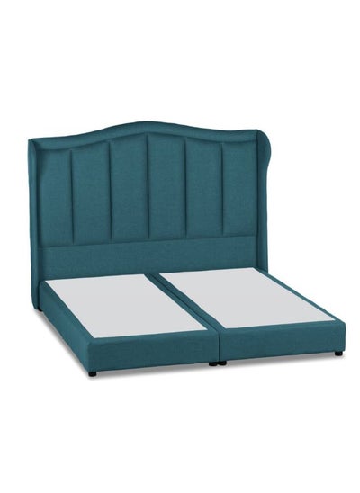 Buy Remo | Velvet Bed Frame - Turquoise in Saudi Arabia