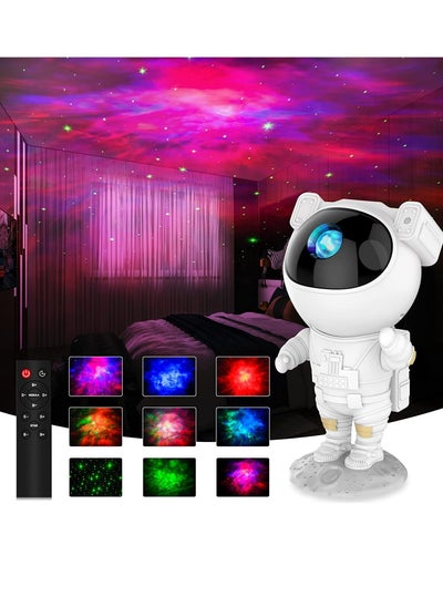 اشتري Astronaut Star Projector Galaxy Night Light - Kids Space lights LED Lamp with Remote Control Timer and Remote 360° Adjustable Design for Gaming Room Home Theater في السعودية