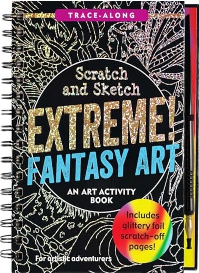 Buy Scratch  and Sketch Extreme Fantasy Art Trace Along in UAE