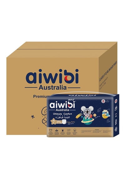 Buy Aiwibi Night Plus Baby Pants Size 5-XL (12-17kg) 40's - Pack Of 4 in UAE