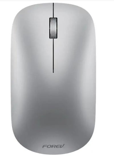 Buy Wireless Mouse FV-988 , Soft Quiet Buttons Official Business Mouse with High Speed Roller for PC Laptop - gray in Egypt