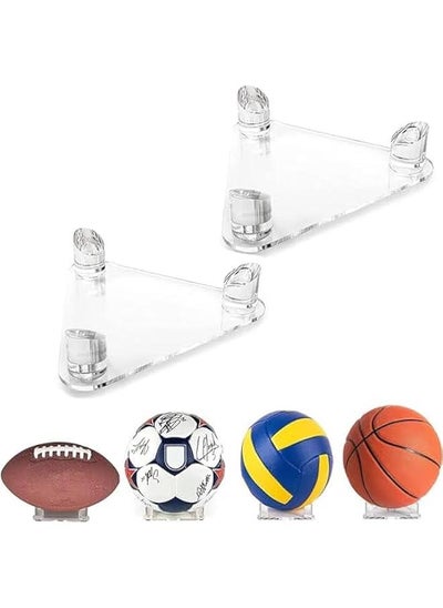 Buy Acrylic Basketball Stand Football Stand Soccer Ball Stand Sleek AntiSlip Design Basketball Soccer Football Holders for Display Football Display Soccer Display Basketball Display（only one） in Saudi Arabia