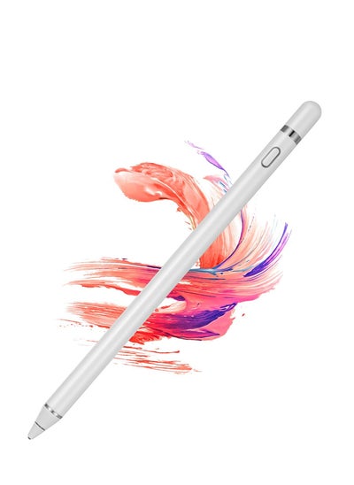 Buy Active Stylus Pen Compatible for iOS And Android Touch Screens Pencil with Dual Touch Function Rechargeable Stylus for iPad iPad Pro iPhone Cellphone Samsung Tablet Drawing And Writing in UAE