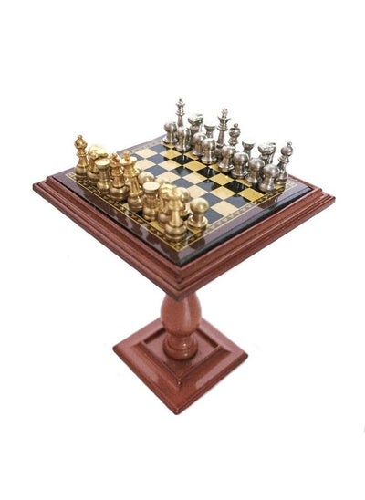 اشتري Miniature Chess Set And Table Magnet Chess Pieces 1:12 Dollhouse Accessories في الامارات