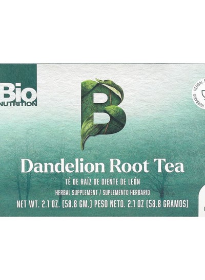 Buy Dandelion Root Tea Caffeine Free 30 Tea Bags 2.1 oz (58.8 g) in UAE