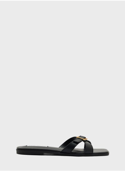 Buy Cross Strap Low Heel Sandals in UAE