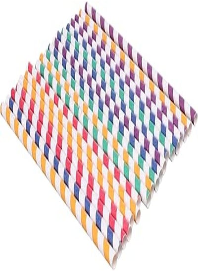 Buy Migo's paper straw, set of 25 - multi color in Egypt