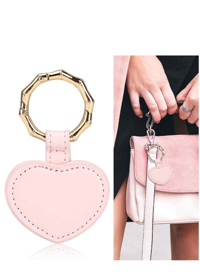 Buy Magnetic Hat Clip for Travel, PU Leather Multifunctional Fashion Hat Holder Clip for Men and Women, Portable Cap Clips for Bag Handbag Backpack Luggage Purse, Heart Pattern, 1 Pcs, Pink in Saudi Arabia