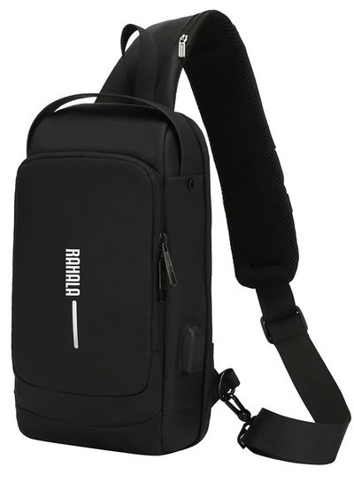 Buy 950 Crossbody bag Waterproof Anti-theft Unisex USB charging High quality Bag - Black in Egypt