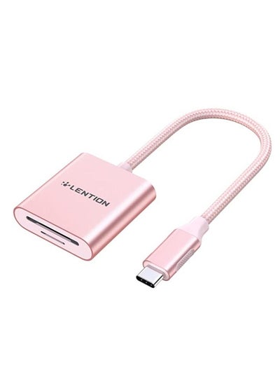 اشتري USB C to SD Micro SD Card Reader Type C SD 3.0 Card Adapter Compatible   New Mac Air iPad SurfaceChromebook Stable Driver Certified في السعودية